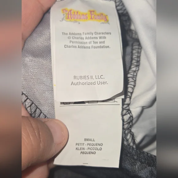 Kids Wenesday Stylish Black and White Kids Costume Dress - Picture 4 of 5